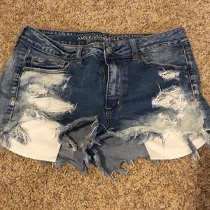 AMERICAN EAGLE HIGH WAISTED SHORTS